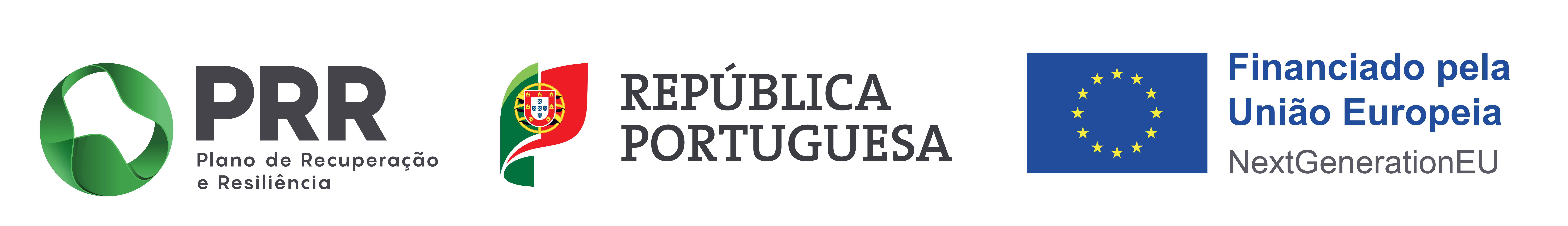 PRR · República Portuguesa · Financiado pela União Europeia — NextGenerationEU